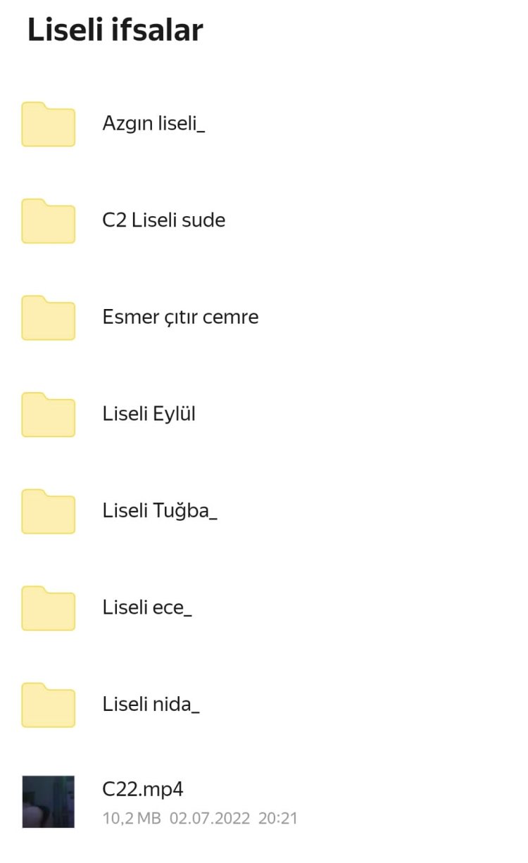 7 tane liseli ifşa arşivi
